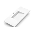 thumbnail image 1 of DAX Zen Solid Surface Single Bowl Basin, 40", Matte White, 1 of 1