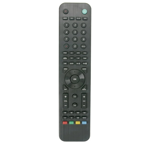 DAXZO RM-C1240 Remote Control for JVC TV, Black