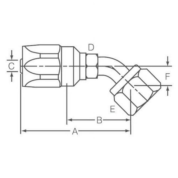 Dayco Hydraulics 125230 Hydraulic Coupling / Adapter