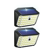 DAY BETTER Solar Lights 176 LED, 3 Modes, IP65 Waterproof, 180° Wide Angle, 2 Pack