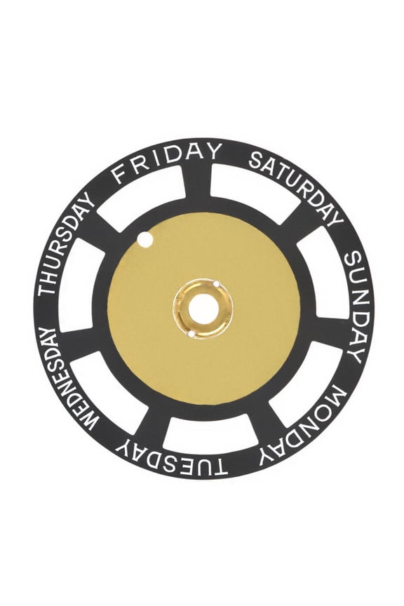 DAY DISC FOR TUDOR 74710 74613 76213 DAY DATE WATCH AUTOMATIC MOVEMENT  BLACK