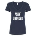 thumbnail image 1 of DAY DRINKER Womens V-Neck Tee, 1 of 2