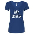 thumbnail image 1 of DAY DRINKER Womens V-Neck Tee, 1 of 2