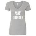 thumbnail image 1 of DAY DRINKER Womens V-Neck Tee, 1 of 3