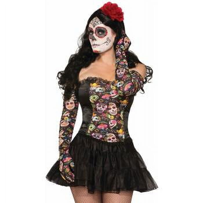 DAY OF DEAD-LONG RUCHED GLOVES - Walmart.com