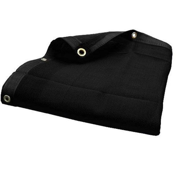 DAY STAR SHADES 7 x 16 Black Heavy Duty Mesh Tarp Net Sun Shade Fence Screen Patio Canopy Top