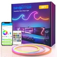 thumbnail image 1 of DAYBETTER 10ft Led Neon Rope Lights, LED Strip Lights with Remote APP Control, 24V Music Sync RGBW IP67 Waterproof DIY Rope Lights for Outdoor Indoor Decor, 1 of 7