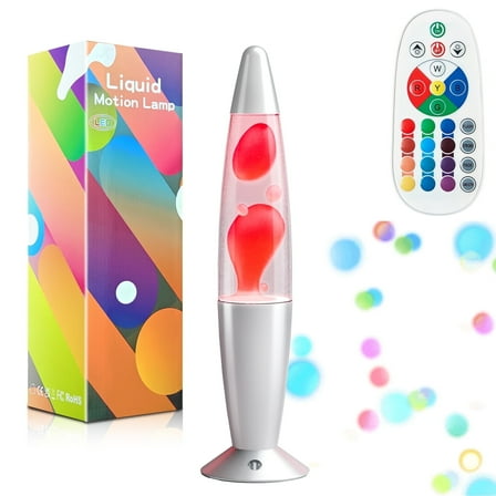 DAYBETTER 13" Motion Lamp ,17 Colors Changing Liquid Motion Lamp with Remote,Gifts Table Motion Lamps for Kids and Adults