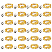 DAYBETTER 24Pack Fairy Lights, Total 480 LED Mini String Lights, 168FT Battery Operated, 3 Lighting Modes for Bedroom, Party, Wedding