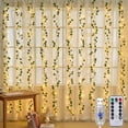 thumbnail image 1 of DAYBETTER Ivy Curtain String Lights, 200 LED USB Powered Hanging Artificial Plant Fairy Lights with 8 Modes, for Wedding Party Holiday Decor (9.9 x 6.6FT), 1 of 7