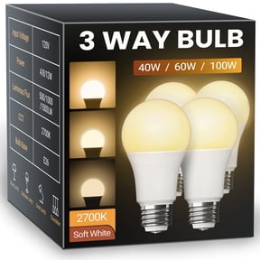 3 Way LED Light Bulbs for Adjustable Lighting