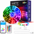 thumbnail image 1 of DAYBETTER LED Strip Lights 50FT, USB Powered RGB Color Changing Light Strips with App & Remote Control, Music Sync, Timer LED Lights for Bedroom, Party and Home Decoration, 1 of 8