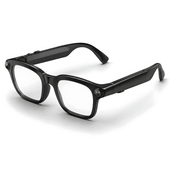 DAYBETTER AI Smart Glasses 1080P Anti-Shake Cam, AI Voice Assistant, Open-Ear Bluetooth Audio, Record Audio Video, Wear Detection, USB Power for Meetings & Outdoor Travel