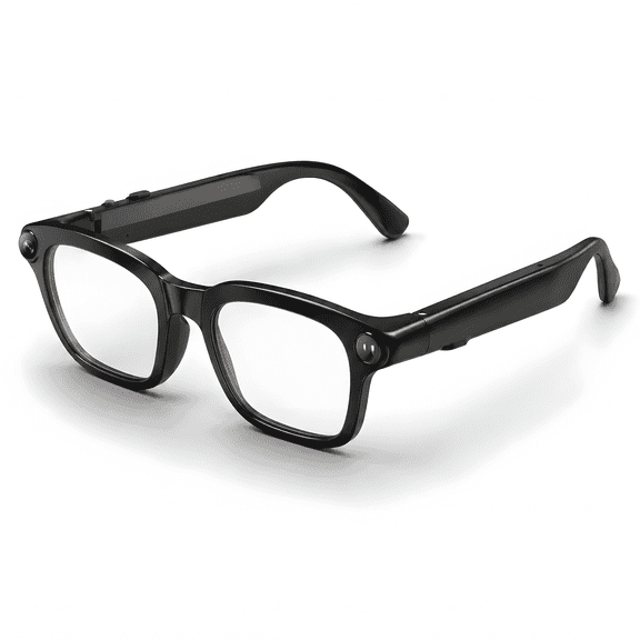 DAYBETTER AI Smart Glasses 1080P Anti-Shake Cam, AI Voice Assistant, Open-Ear Bluetooth Audio, Record Audio Video, Wear Detection, USB Power for Meetings & Outdoor Travel