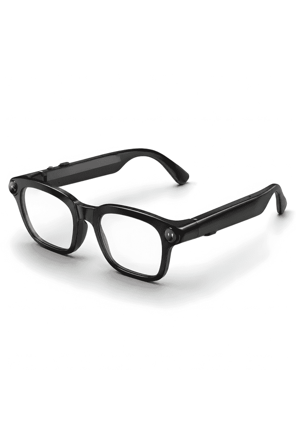 DAYBETTER AI Smart Glasses 1080P Anti-Shake Cam, AI Voice Assistant, Open-Ear Bluetooth Audio, Record Audio Video, Wear Detection, USB Power for Meetings & Outdoor Travel