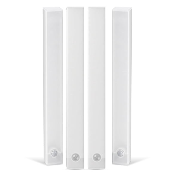 DAYBETTER Under Cabinet Lights, 11.8in Rechargeable Motion Sensor Under Cabinet Lights, 3 Modes, 2700K Warm White, Dimmable, Long Lasting, Magnetic, for Kitchens, Wardrobes, Stair, Pantry, 4Pack.