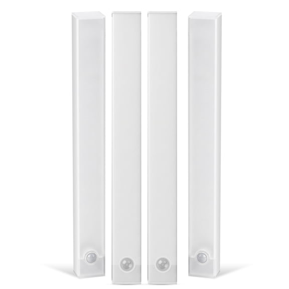 DAYBETTER Under Cabinet Lights, 7.87in Rechargeable Motion Sensor Under Cabinet Lights, 3 Modes, 2700K Warm White, Dimmable, Long Lasting, Magnetic, for Kitchens, Wardrobes, Stair, Pantry, 4 Pack.