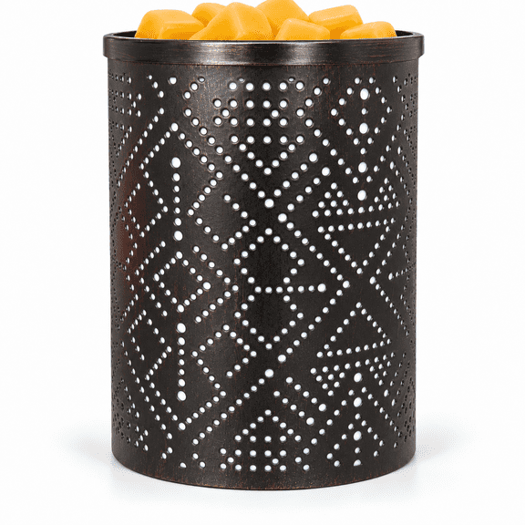 DAYBETTER Wax Melt Warmer, Electric Wax Warmer for Scented Wax, Candle Warmer Oil Burner with G50 Bulb, Geometric Diamond Pattern Wax Warmer Cubes for Bedroom, Birthday Gifts for Women
