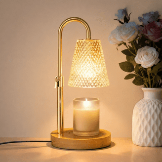 Marycele, Candle Warmer Lamp, Amber, Height Adjustable with Timer ...