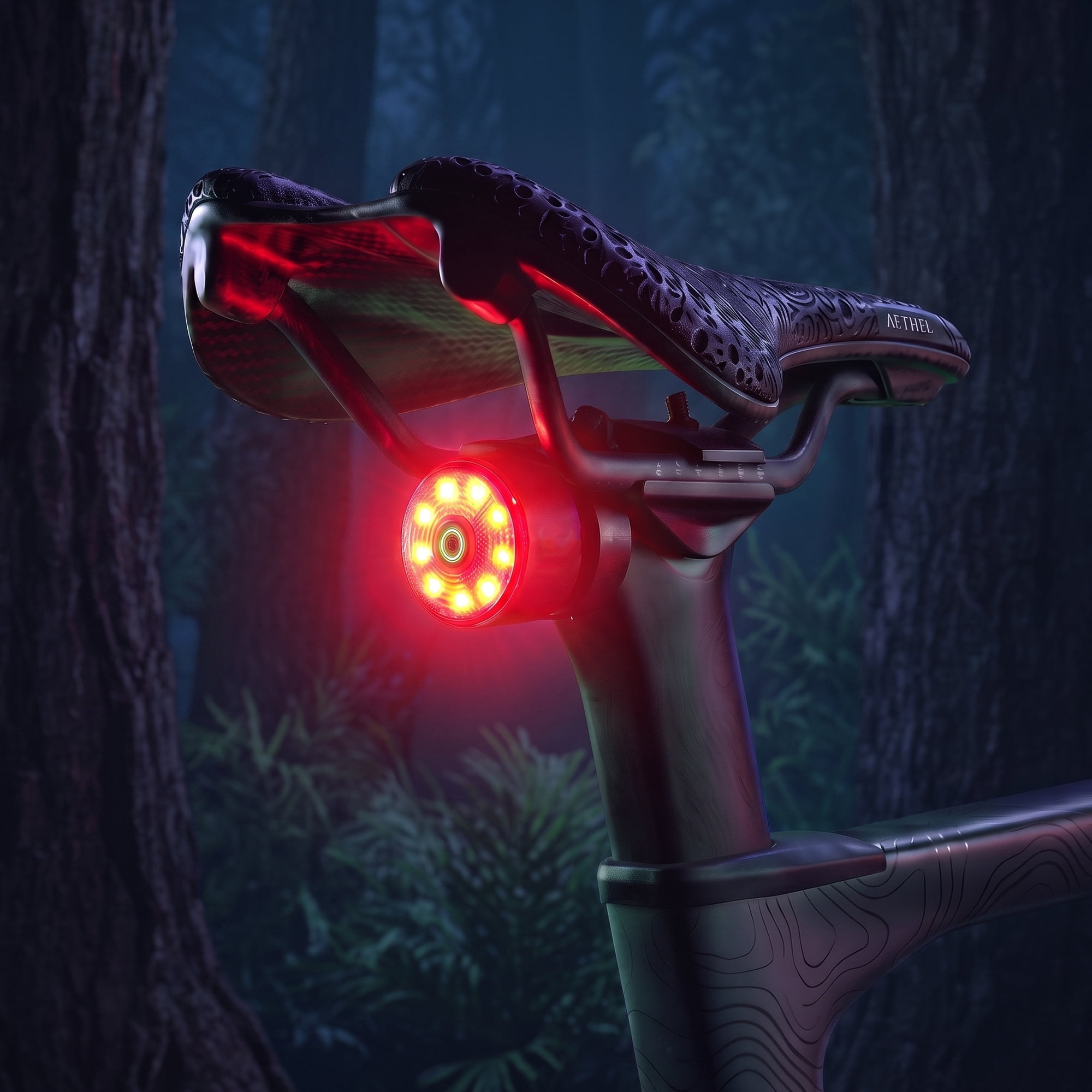 DAYBETTER Color Changing Bike Tail Light, Auto Brake Sensing USB ...