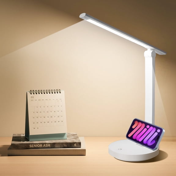 DAYBETTER Cordless Rechargeable LED Desk Lamp, 3W Brightness with 3 Light Modes, Touch Switch, 15 LEDs, USB - C Charging, Dual - Use for Home, Office, Study, Bedroom