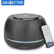 DAYBETTER Essential Oil Diffuser, 300ml Aromatherapy Humidifiers for Bedroom,Remote Control Color Changing Night Light