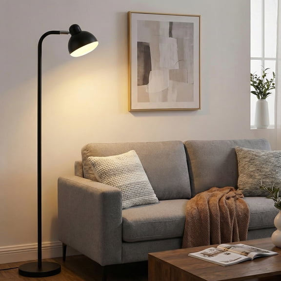 DAYBETTER Floor Lamp for Living Room, Tall Standing Lamp with 3 Color Temperatures, Foot Switch, Eye-Caring Tall Reading Lights for Bedroom, Office