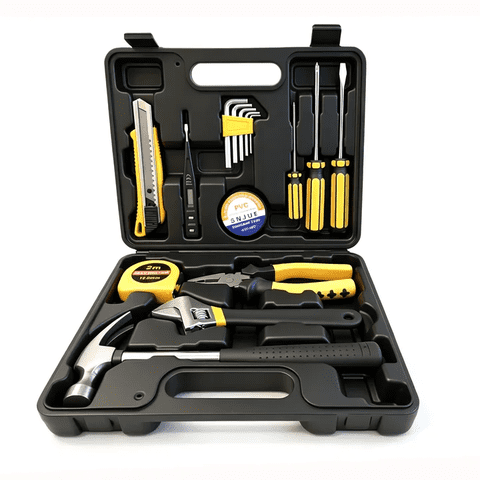 MOSENSE Homeowner Hand Tool Set, Home Repair Kit with Portable Tool Bag