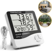 DAYBETTER Indoor Outdoor Digital Thermohygrometer, Large Display Fast Instant Read Humidity Gauge, High Precision Monitor for Home Bedroom Office