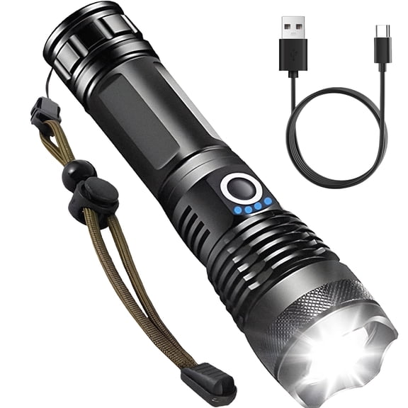DAYBETTER LED Rechargeable Flashlight, 700LM High Lumens Super Bright, 5 Modes, Waterproof, Multifunctional for Home, Camping, Hiking
