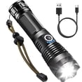 thumbnail interactive-video image 1 of DAYBETTER LED Rechargeable Flashlight, 700LM High Lumens Super Bright, 5 Modes, Waterproof, Multifunctional for Home, Camping, Hiking, 1 of 7