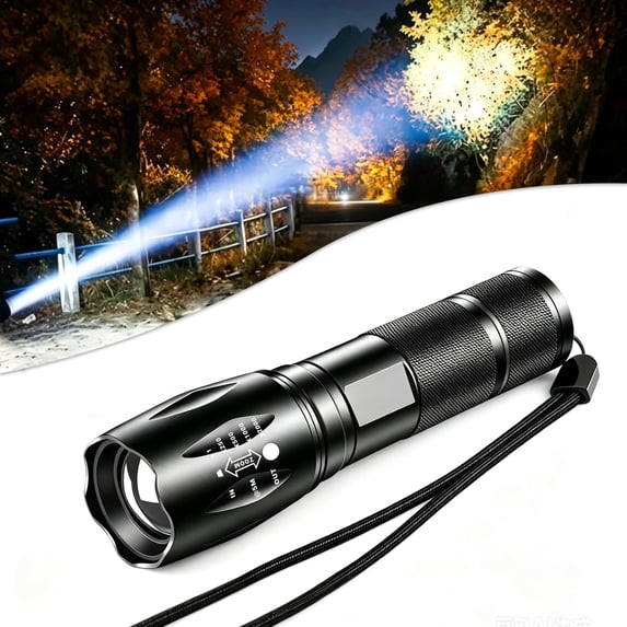 DAYBETTER Led Flashlight, Small Tactical Flashlight Battery Powered, 5 Modes, Zoomable, for Camping, Hunting, Home & Emergency (Batteries not Included)