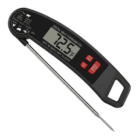 DAYBETTER Meat Thermometer, IPX4 Waterproof Digital Thermometer with Backlight LCD Display, 3-Second Instant Read, Essential Accessories for Cooking, Grilling, Oven, and BBQ