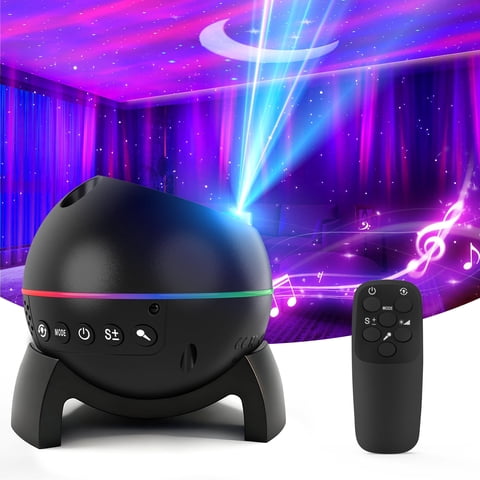 DAYBETTER Moon Star Galaxy Projector, Color Changing Ceiling Lamp,Gifts Girls Night Lights