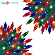 DAYBETTER Multi Color Christmas Tree Lights, 32.8ft 100Count Mini String Lights for Party Yard Decorations
