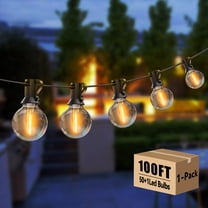 E String Edison Torkase Outdoor String Lights, 55FT G40 LED IP65 Waterproof Patio ...