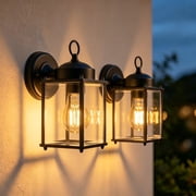DAYBETTER Outdoor Wall Light Fixtures Wall Mounted, Waterproof Porch Sconces for Front door, Patio, Garage, Doorway, Entryway, 2 Pack