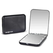 DAYBETTER Pocket Mirror,Magnification LED Compact Travel Makeup Mirror with Light for Purse