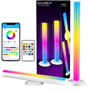 DAYBETTER RGB LED Light Bars, Music Sync TV Backlight with USB Powered , APP And Remote Control,16 Million Colors,Three Control Modes,Suitable for 45-70 inch TVs,2pack.