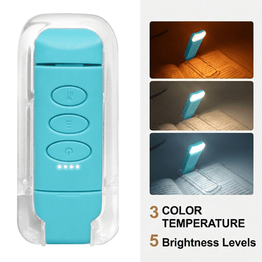 Reading Book Led Victsing Rechargeable Book Light,Portable Clip on LED Reading Light for ...