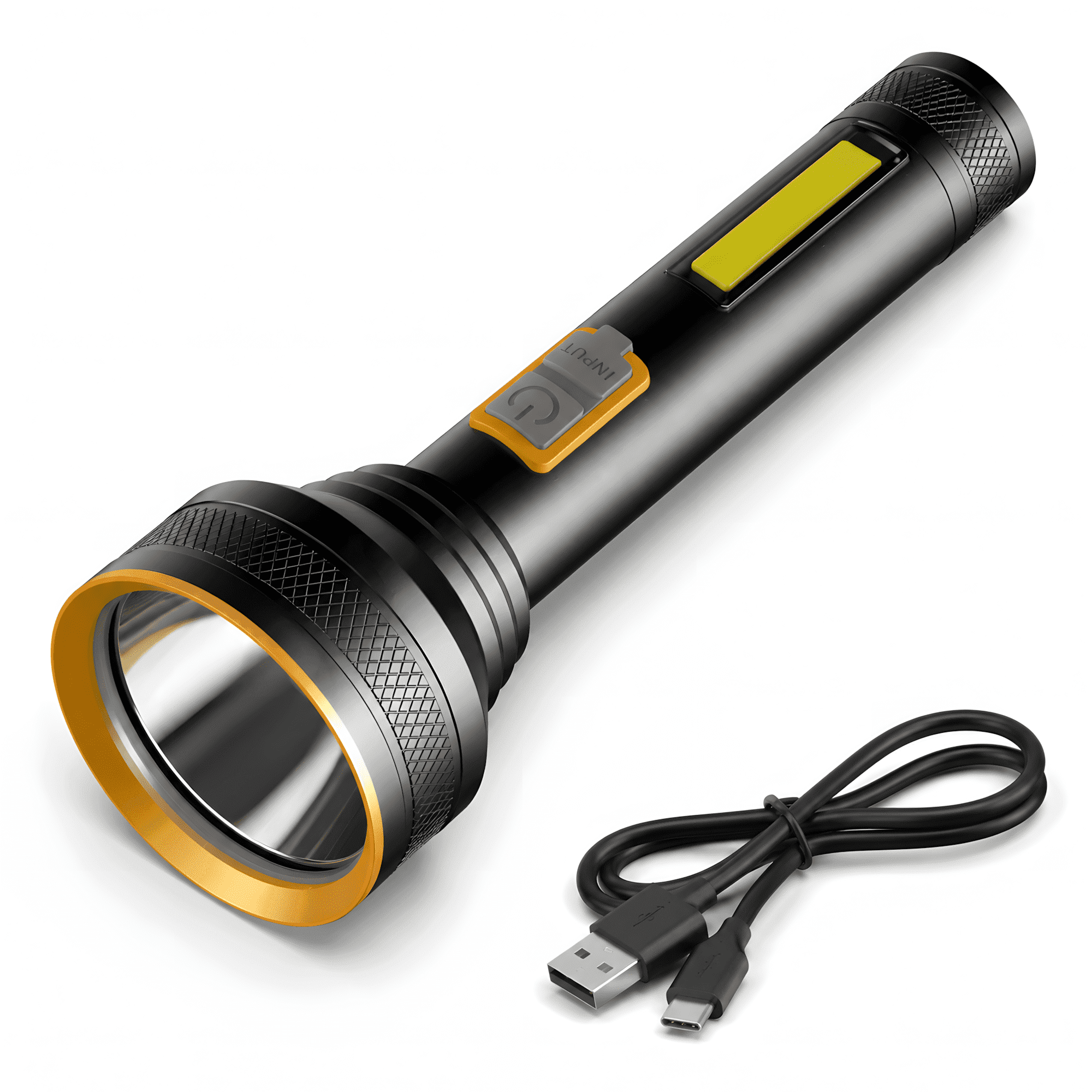 automatic rechargeable flashlight LitezAll Ultac Ultra Lite Soft Touch IP68 level dust Grinsvalley 6 Pack Rechargeable Emergency