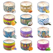DAYBETTER 12 Pack Scented Candles, Candles for Home Scented, 240H Long Lasting Burn Time, Birthday Gifts for Women with Gift Box