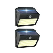 DAYBETTER Solar Lights 150 LED with Lights Reflector and 3 Lighting Modes, Solar Flood Light,IP65 Waterproof,LED Solar Security Light for Garden Yard Patio Deck, 180°Wide Angle,2 Pack