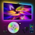 thumbnail image 1 of DAYBETTER TV LED Backlight with Camera, RGB-IC (2.4G Wi-Fi) 12.5ft for 55-65 inch TVs, App Control, Music Sync Lights,Led Light for TV,Bedroom,Computer,Gaming Room Decor,Party,HDTV Mood Lighting, 1 of 8