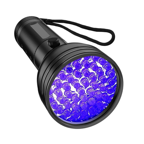 DAYBETTER UV Flashlight Black Light,51 LED Flahlight Blacklight for Pet Urine Detector,Dry Stains, Bed Bug,Scorpions