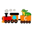 thumbnail image 1 of DAYCARE - Crocodile Animal Multicolored Train Kids Nursery Kindergarten Vinyl Decoration Educational Art Letter C Alphabet Adhesive Child Care Wall Decal Sticker 20" x 10", 1 of 3