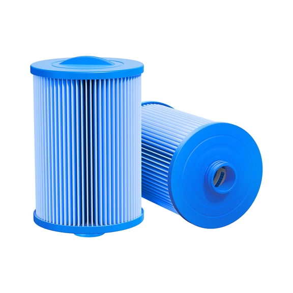 DAYEAR SPA Filter Replacement 50 Sq.Ft (2 Pack) 5 Micron Pleated Hot Tub Filter Screw in 1 1/2” SAE Thread for 6CH-940RA 6CH-940AM FC-0359-M 817-0050 25252 378902 03FIL1400 PWW50P3-M