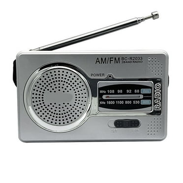 DAYEH AM FM Mini Radio AM/FM Dual Band Portable Pocket Radios With Loud Speaker HiFi Music Player Elder Radio Battery Powered 3.5mm