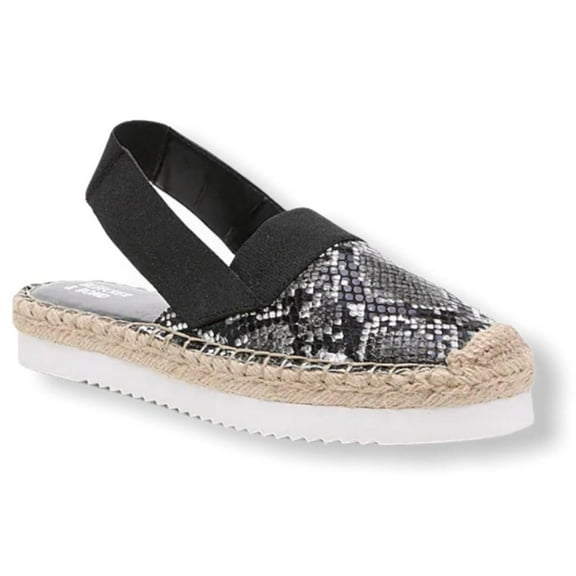 DAYLEE Animal Print flat Slip on Round Toe Women's Espadrilles