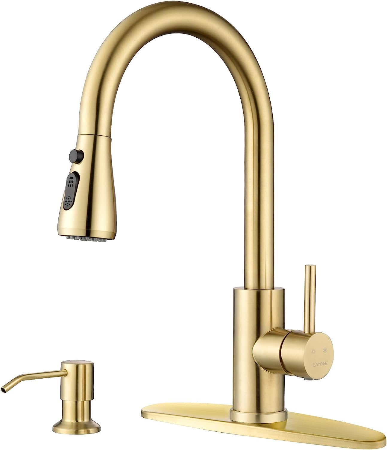 Pfister Wheaton 1Handle PullDown Kitchen Faucet with Soap Dispenser